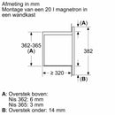 Bosch BFL523MB3 - Serie 2 - Inbouwmagnetron - Zwart