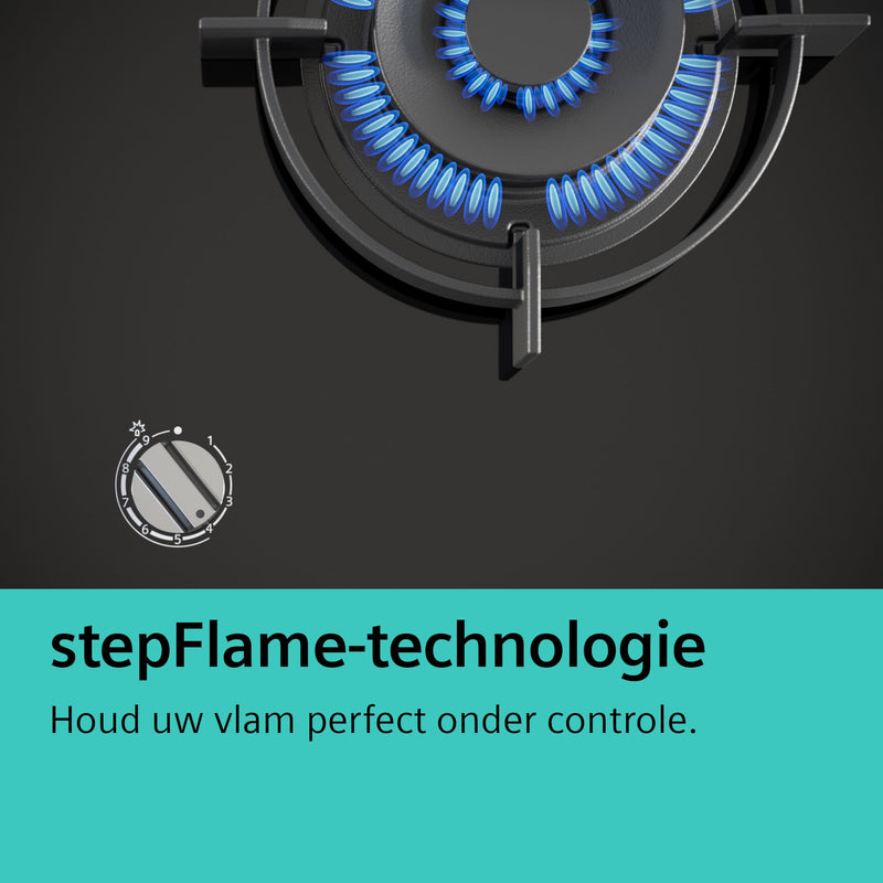 Siemens EC9A5RB90 - iQ500 - Gaskookplaat - 90 cm - Inox