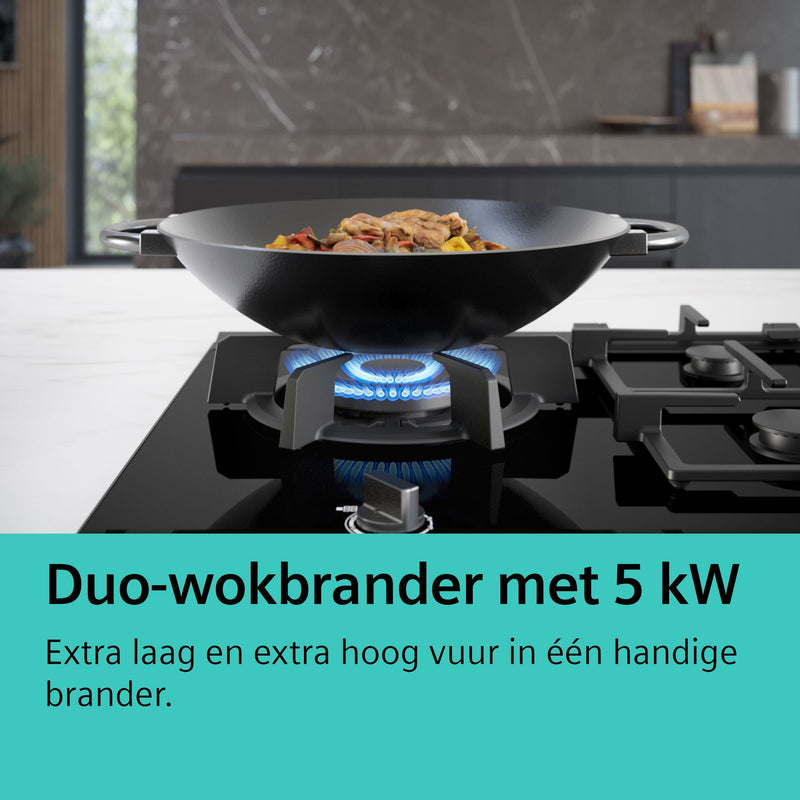 Siemens EC9A5RB90 - iQ500 - Gaskookplaat - 90 cm - Inox