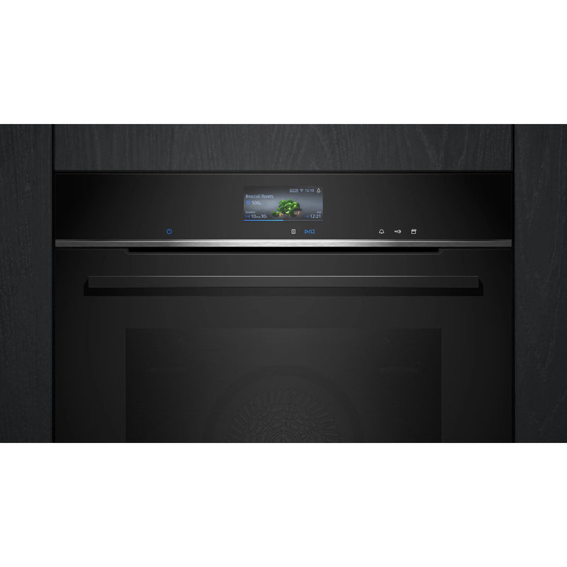 Siemens HR776G3B1 - iQ700 - Multifunctionele oven met Added Steam - 60x60 cm - Zwart