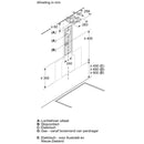 Siemens LC87KFN60 - iQ300 - Wanddampkap - 80 cm - zwart glas - Zwart
