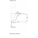 Bosch DWK81AN60 - Serie 6 - Wanddampkap - 80 cm - zwart glas - Zwart