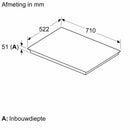 Bosch PVS731HC1E - Serie 6 - Inductiekookplaat - 70 cm - Opbouw zonder kader