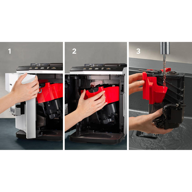 Siemens TP515R02 - EQ500 -  Espresso volautomaat classic - Zilver/Wit - Waterreservoir