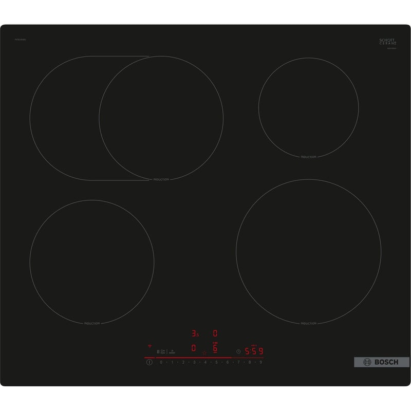 Bosch PIF61RHB1E - Serie 6 - Inductiekookplaat - 60 cm - Opbouw zonder kader