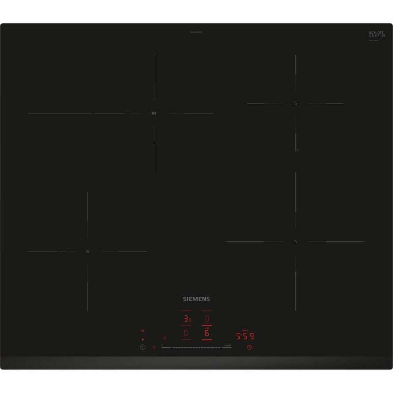 Siemens EH631HFB1E - iQ300 - Inductiekookplaat - 60 cm - Zwart - Opbouw zonder kader