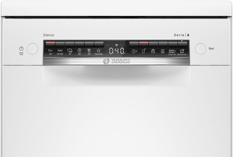Bosch SPS4EMW61E - Serie 4 - Vrijstaande vaatwasser - 45 cm - wit