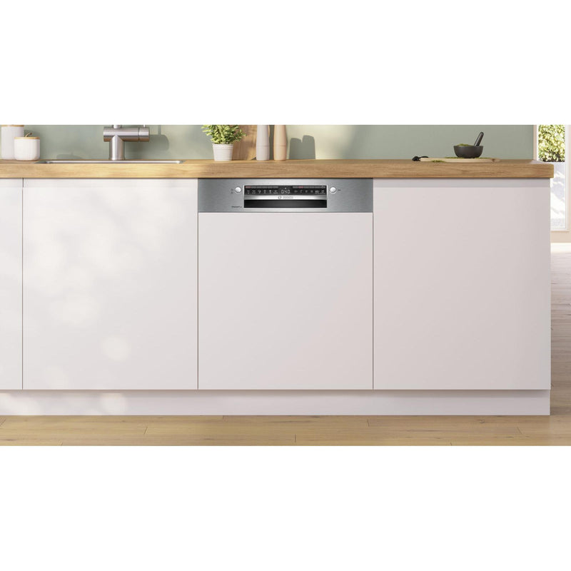 Bosch SMI4HAS19E - Serie 4 - Integreerbare vaatwasser - 60 cm - Geborsteld staal