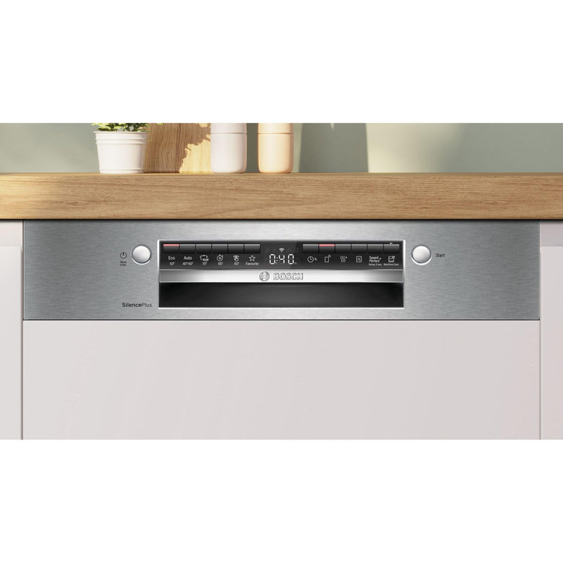 Bosch SMI4HAS19E - Serie 4 - Integreerbare vaatwasser - 60 cm - Geborsteld staal