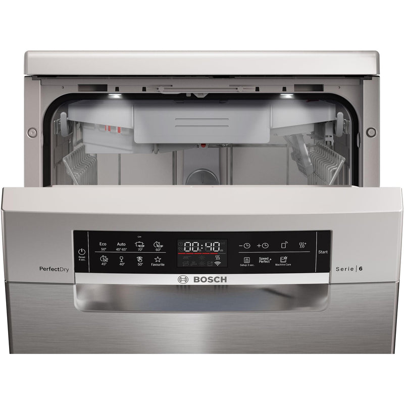 Bosch SPS6YMI14E - Serie 6 - Vrijstaande vaatwasser - 45 cm - Geborsteld staal AntiFingerprint