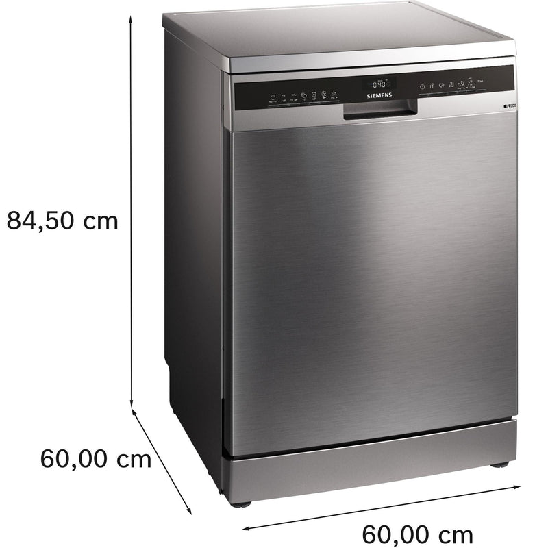 Siemens SN25ZI08CE - iQ500 - Vrijstaande vaatwasser - 60 cm - Geborsteld staal AntiFingerprint