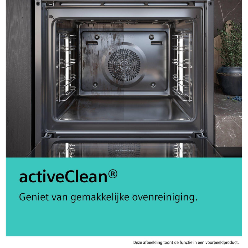 Siemens HQ574AER3 - iQ300 - Multifunctionele oven met toegevoegde stoom - 60 x 60 cm - Inox