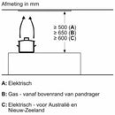 Siemens LB88NPC60 - iQ700 - Afvoergroep - 86 cm - Zwart