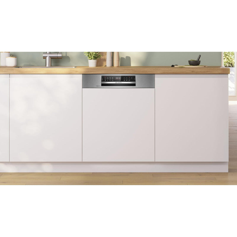 Bosch SMI6ECS12E - Serie 6 - Integreerbare vaatwasser - 60 cm - Geborsteld staal