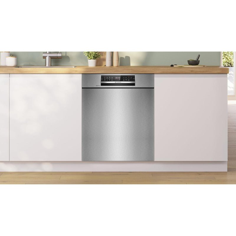 Bosch SMU6ECS12E - Serie 6 - Onderbouw vaatwasser - 60 cm - Geborsteld staal