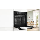 Bosch HRG578BB7 - Serie 6 - Multifunctionele oven met toegevoegde stoom - 60 x 60 cm - Zwart