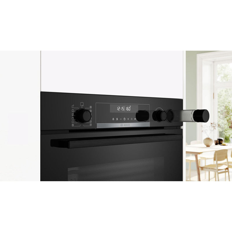 Bosch HRG578BB7 - Serie 6 - Multifunctionele oven met toegevoegde stoom - 60 x 60 cm - Zwart