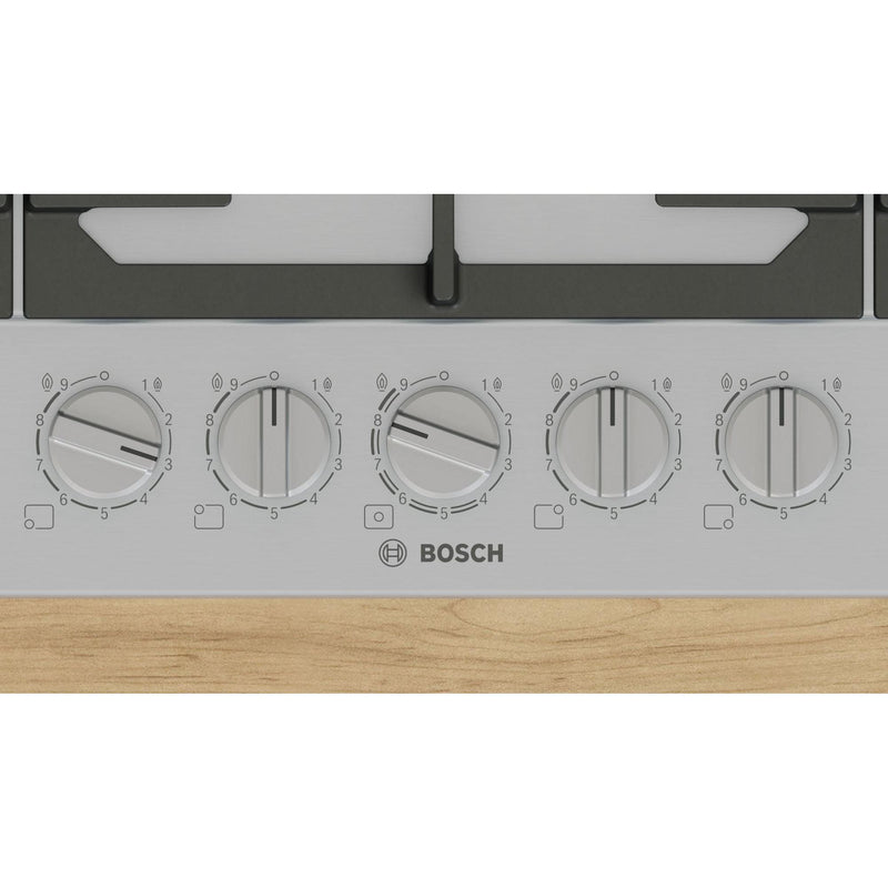 Bosch PCR9A5I90 - Serie 6 - Gaskookplaat - 90 cm - Inox