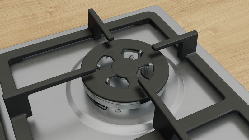 Bosch PGH6B5K90 - Serie 4 - Gaskookplaat - 60 cm - Inox