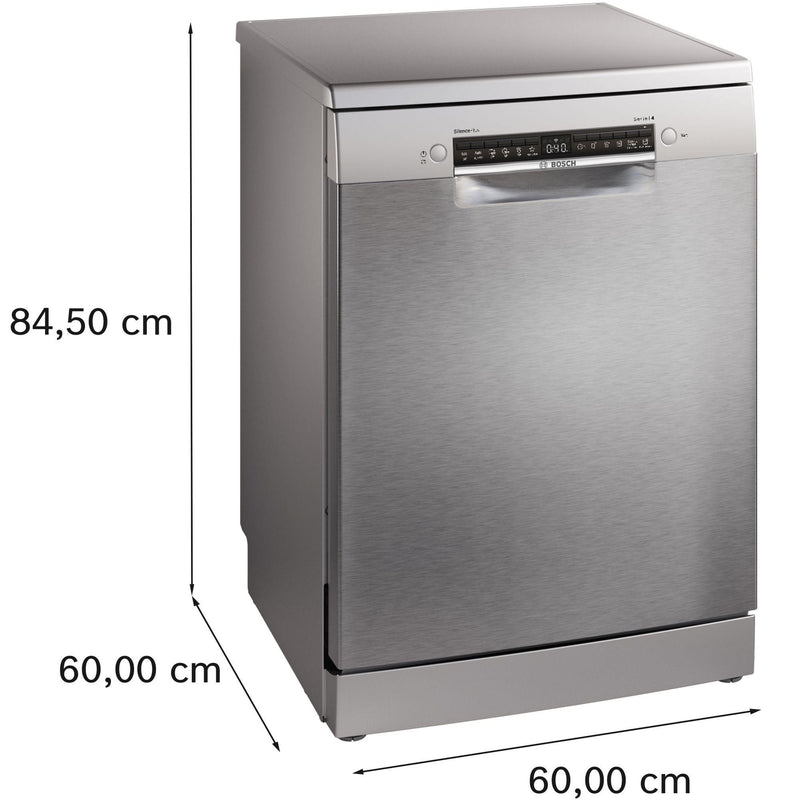 Bosch SMS4ECI28E - Serie 4 - Vrijstaande vaatwasser - 60 cm - Geborsteld staal AntiFingerprint