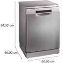 Bosch SMS6ECI15E - Serie 6 - Vrijstaande vaatwasser - 60 cm - Geborsteld staal AntiFingerprint