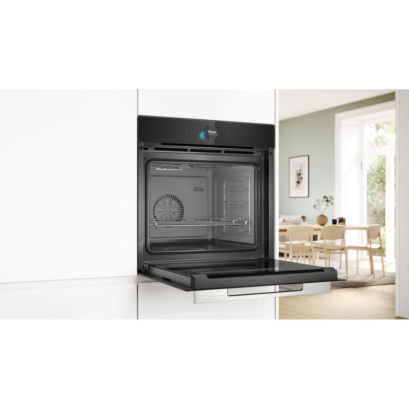 Bosch HSG7584B1 - Serie 8 - Combi stoomoven - 60 x 60 cm - Zwart