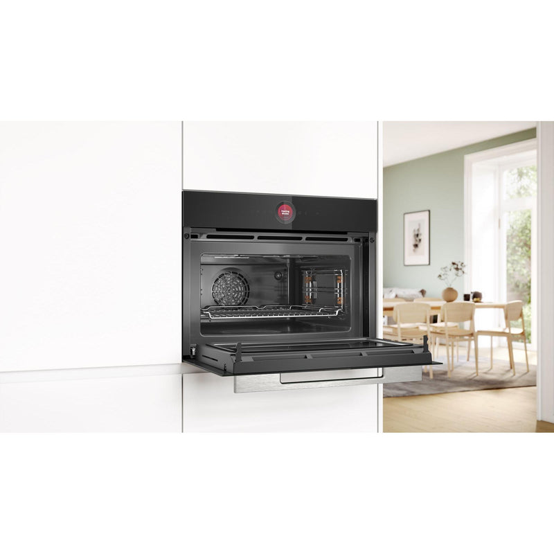 Bosch CMG7241B1 - Serie 8 - Compacte oven met magnetronfunctie - 60 x 45 cm - Zwart