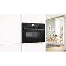 Bosch CMG778NB1 - Serie 8 - Compacte oven met magnetronfunctie - 60 x 45 cm - Zwart