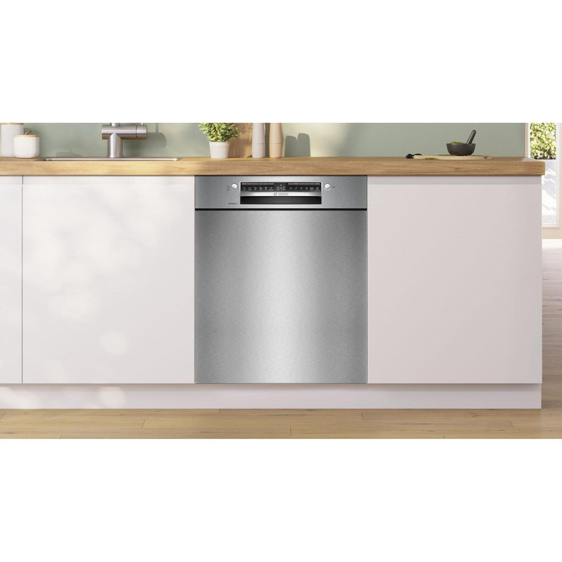 Bosch SMU6ZCS10E - Serie 6 - Onderbouw vaatwasser - 60 cm - Geborsteld staal