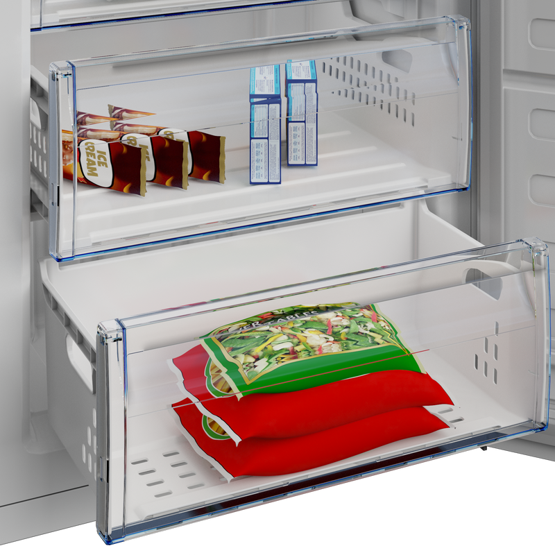 Beko RFSA240M41SN - Vriezer - Inox