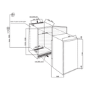 Beko BLSA821M4SN - Inbouw - Koelkast - 122 cm