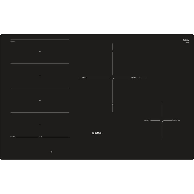 Bosch PXE801DC1E - Serie 8 - Inductiekookplaat - 80 cm - Vlakinbouw