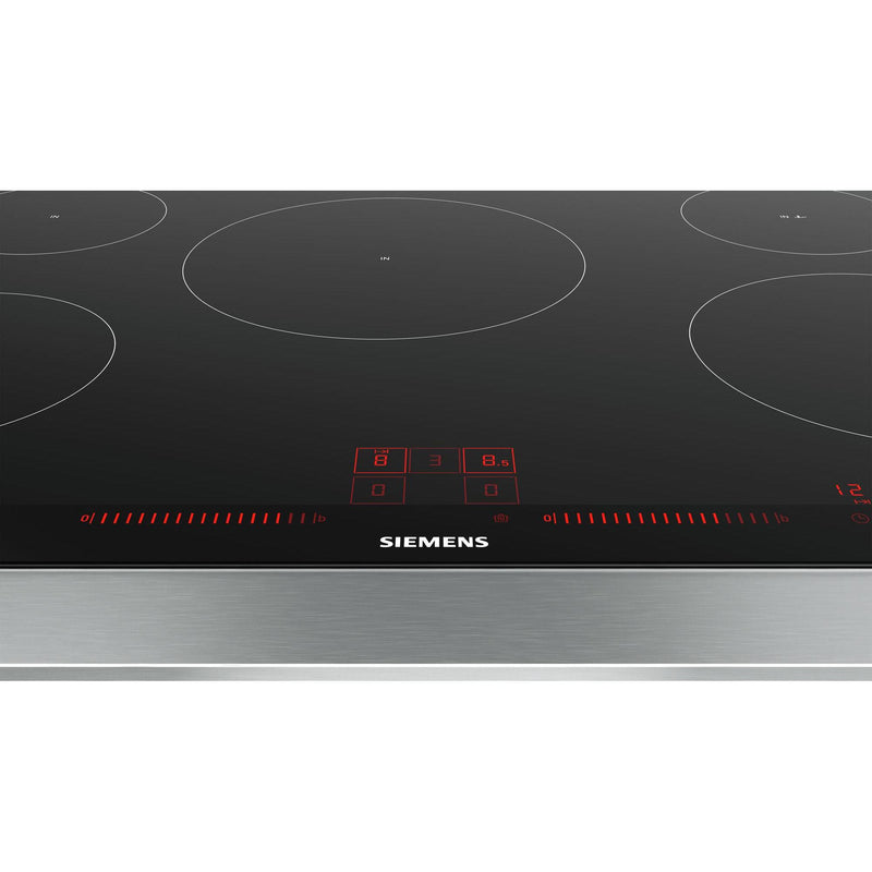 Siemens EH875LVC1E - iQ100 - Inductiekookplaat - 80 cm - Zwart - Opbouw met kader