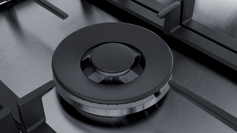 Bosch PCQ7A5B90 - Serie 6 - Gaskookplaat - 75 cm - Inox