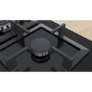 Bosch PPQ7A6B20 - Serie 6 - Gaskookplaat - 75 cm - Hardglas, Zwart