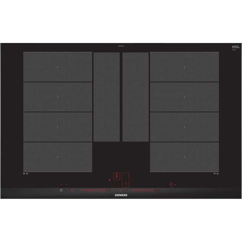 Siemens EX875LYV1E - iQ700 - Inductiekookplaat - 80 cm - Zwart - Opbouw met kader