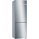 Bosch KGE36ALCA - Serie 6 - koel-vriescombinatie - 186 x 60 cm - metal look