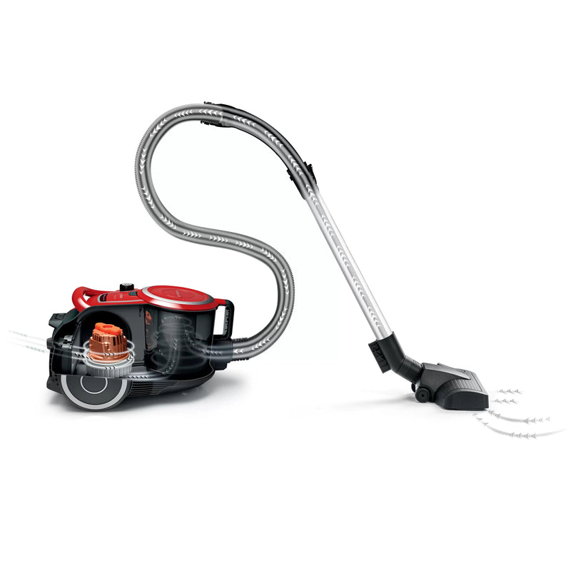 Bosch ProSilence BGC41Q69 Serie 6 - Stofzuiger zonder zak - Rood