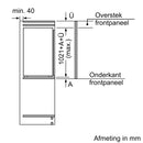 Siemens KI32LVFE0 - IQ300 - Inbouw - Koelkast - 102 cm