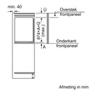 Siemens KI21R2FE1 - IQ100 - Inbouw - Koelkast - 88 cm