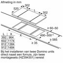 Siemens ET375FFP1E - iQ300 - Domino Elektrische kookplaat - 30 cm - Zwart - Opbouw met kader