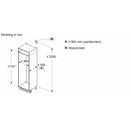 Bosch KIV86VFE1 - Serie 4 - Inbouw koel-vriescombinatie - 177.2 x 54.1 cm