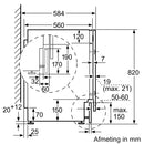 Siemens WK14D543EU - iQ500 - Inbouw was-/droogcombinatie - 7/4 kg