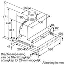 Bosch DFS067A51 - Serie 4 - Telescopische dampkap - 60 cm - Zilver metallic