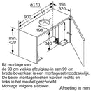 Siemens LI99SA684 - iQ700 - Telescopische dampkap - 90 cm - Inox
