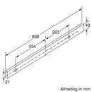 Siemens LI97RB531 - iQ300 - Telescopische dampkap - 90 cm - Zilvermetaalkleurig