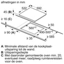 Bosch PKE611BA2E - Serie 4 - Elektrische kookplaat - 60 cm - Opbouw zonder kader