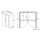 Bosch GSN36VIEP - Serie 4 - Diepvriezer - 186 x 60 cm - Geborsteld staal AntiFingerprint
