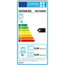 Siemens HB574ABR3F - iQ300 - Inbouwoven - 60 x 60 cm - Zwart