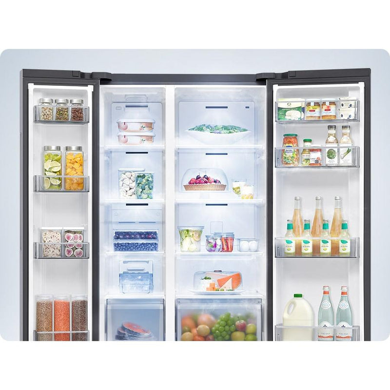 Samsung RS70F66KCTEF - Amerikaanse koelkast - 7 serie - Zilver mat - Wifi